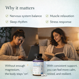Triple Magnesium Complex for Sleep, Calm & Muscle Recovery | Magnesium Glycinate, Citrate & Malate | Absowell Absowell