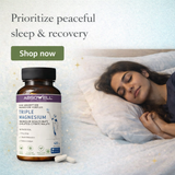 Triple Magnesium Complex for Sleep, Calm & Muscle Recovery | Magnesium Glycinate, Citrate & Malate | Absowell Absowell