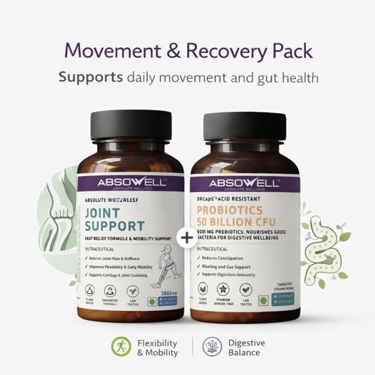 Movement & Recovery Pack : Joint Support + Probiotics Absowell