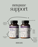 Absowell Bone & Joint + Skin Health for Menopause Support With Fast Acting Technology| Natural Supplement for Joint Pain, Inflammation Relief, Hot Flashes, Mood Swings & Night Sweats |60 Plant Based Capsules Each | Combo Pack | 2 Count - Absowell