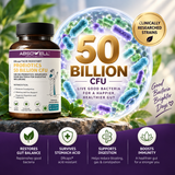 Probiotic - 50 Billion CFU with Prebiotics Absowell