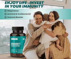 Immunity Enhancer with Beta-Glucan, Curcumin, Zinc | 60 capsules | Immune Health | Added Vitamin D & Selenium | Beta Glucan to Improve Resistance to Infections