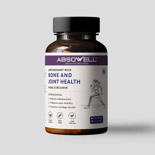Bone and Joint Health Supplement | Joint Pain Relief | Osteoarthritis |Rheumatoid Arthritis| Cartilage Booster| Antioxidant |Osteoporosis | 60 Capsules Absowell