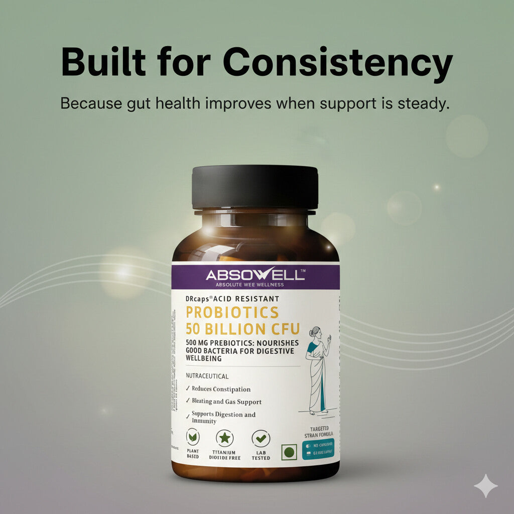 Probiotic - 50 Billion CFU with Prebiotics Absowell