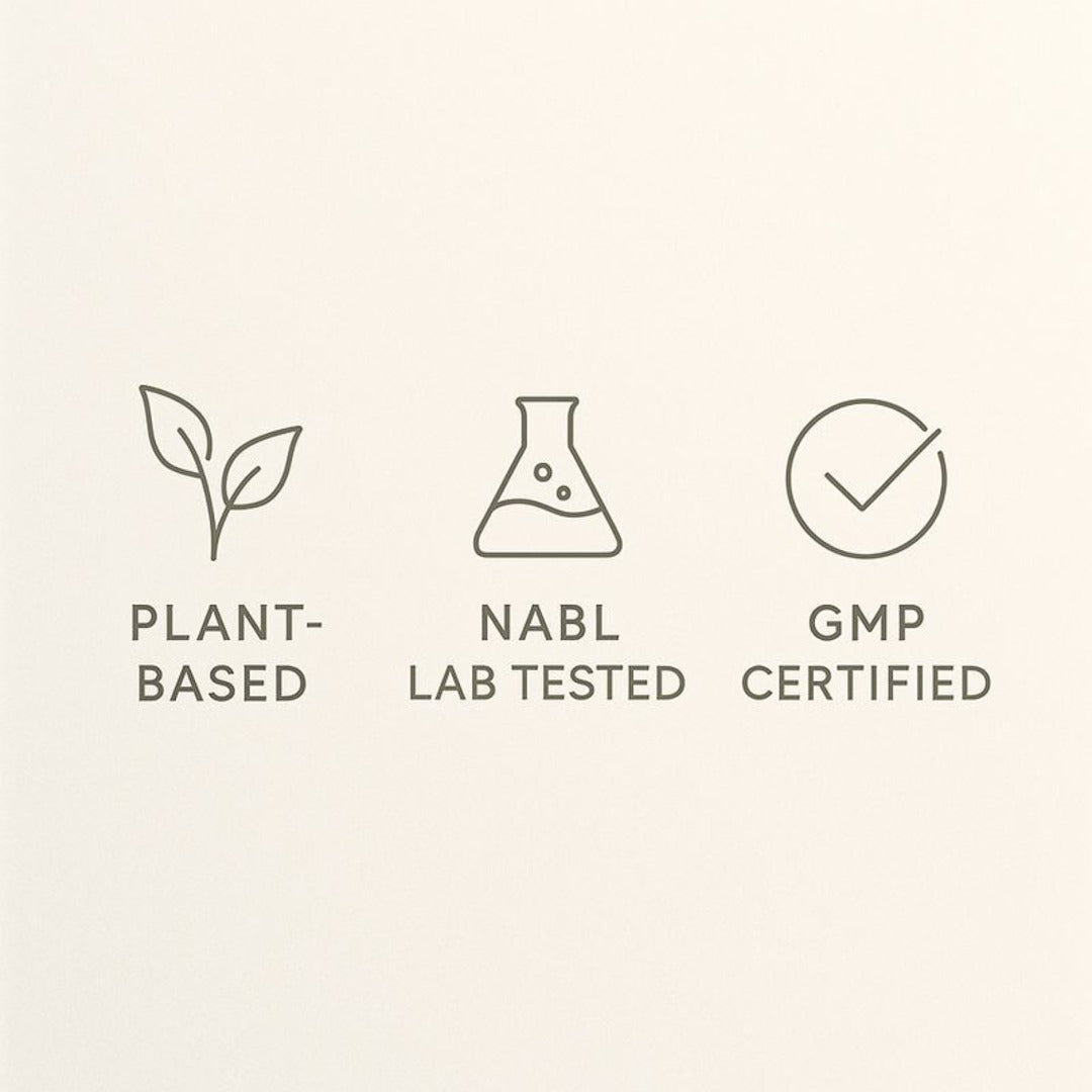 Absowell Joint Support Plant-Based Joint Comfort & Mobility Support with MSM, Glucosamine & Chondroitin NABL Lab Tested Absowell