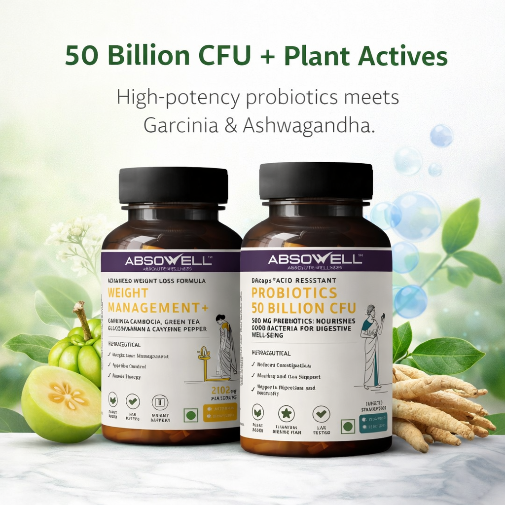 Weight Management Essentials : Weight Management + Probiotics. A Balanced Approach to Weight Management that Starts in the Gut. Absowell