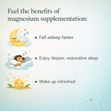 Triple Magnesium Complex for Sleep, Calm & Muscle Recovery | Magnesium Glycinate, Citrate & Malate | Absowell Absowell