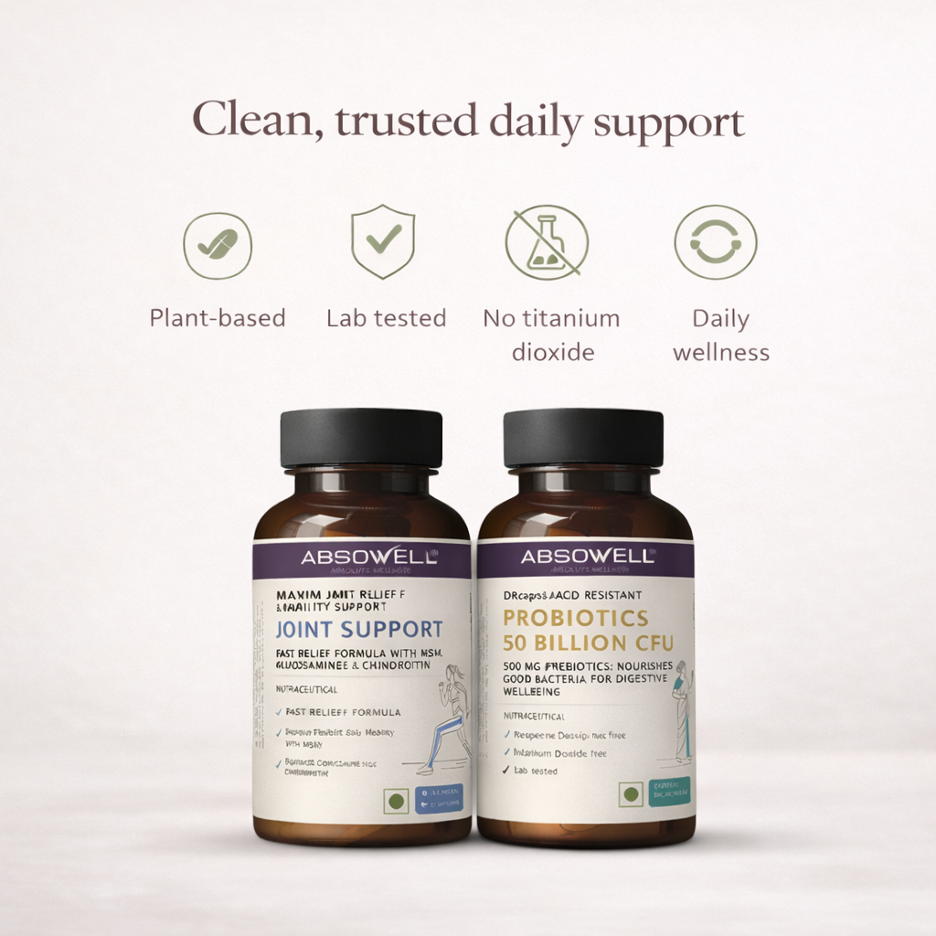 Absowell Movement + Recovery System| Joint Support + Gut Balance |2-Phase System Absowell
