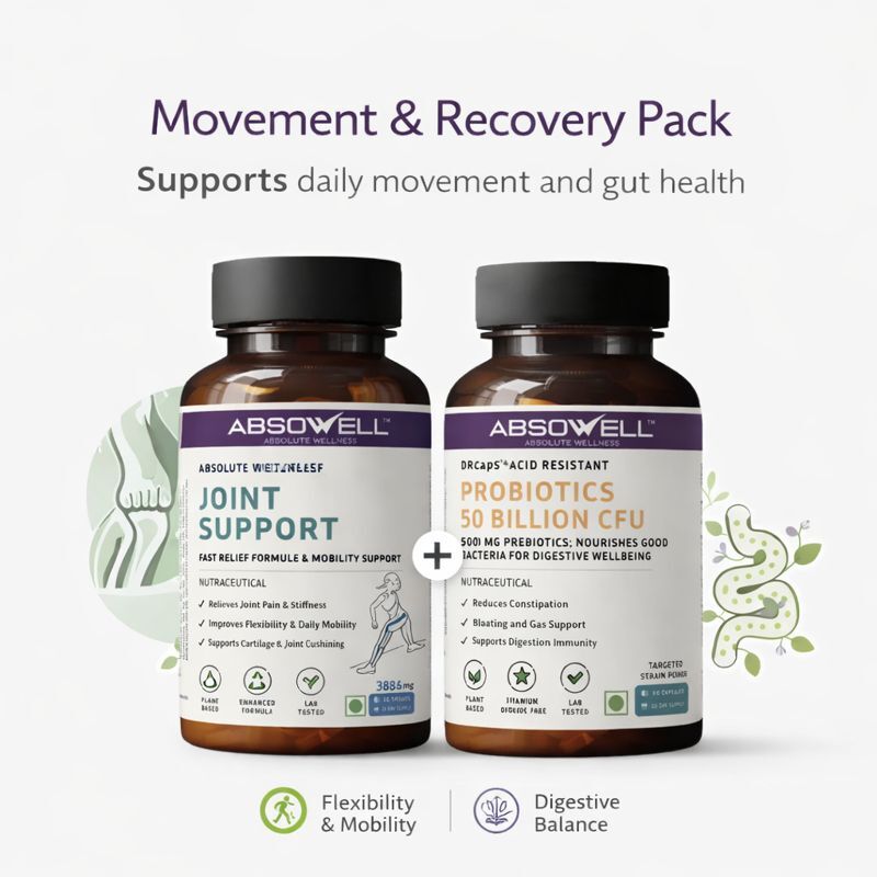 Movement & Recovery Pack : Joint Support + Probiotics Absowell