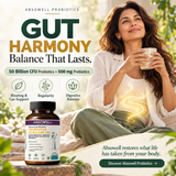 Probiotics + Prebiotics -50 Billion CFU | Absowell Gut Harmony Absowell